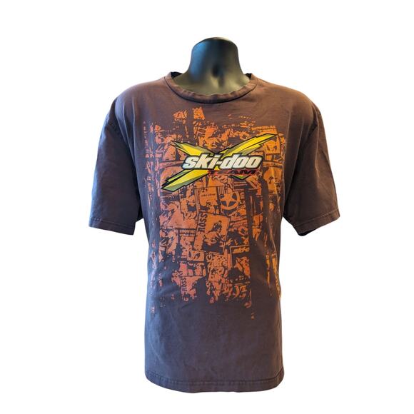 Ski Doo Team Graphic T Shirt Men XXL Snowmobile Motocross ROTAX Powersport Tee - Picture 6 of 10